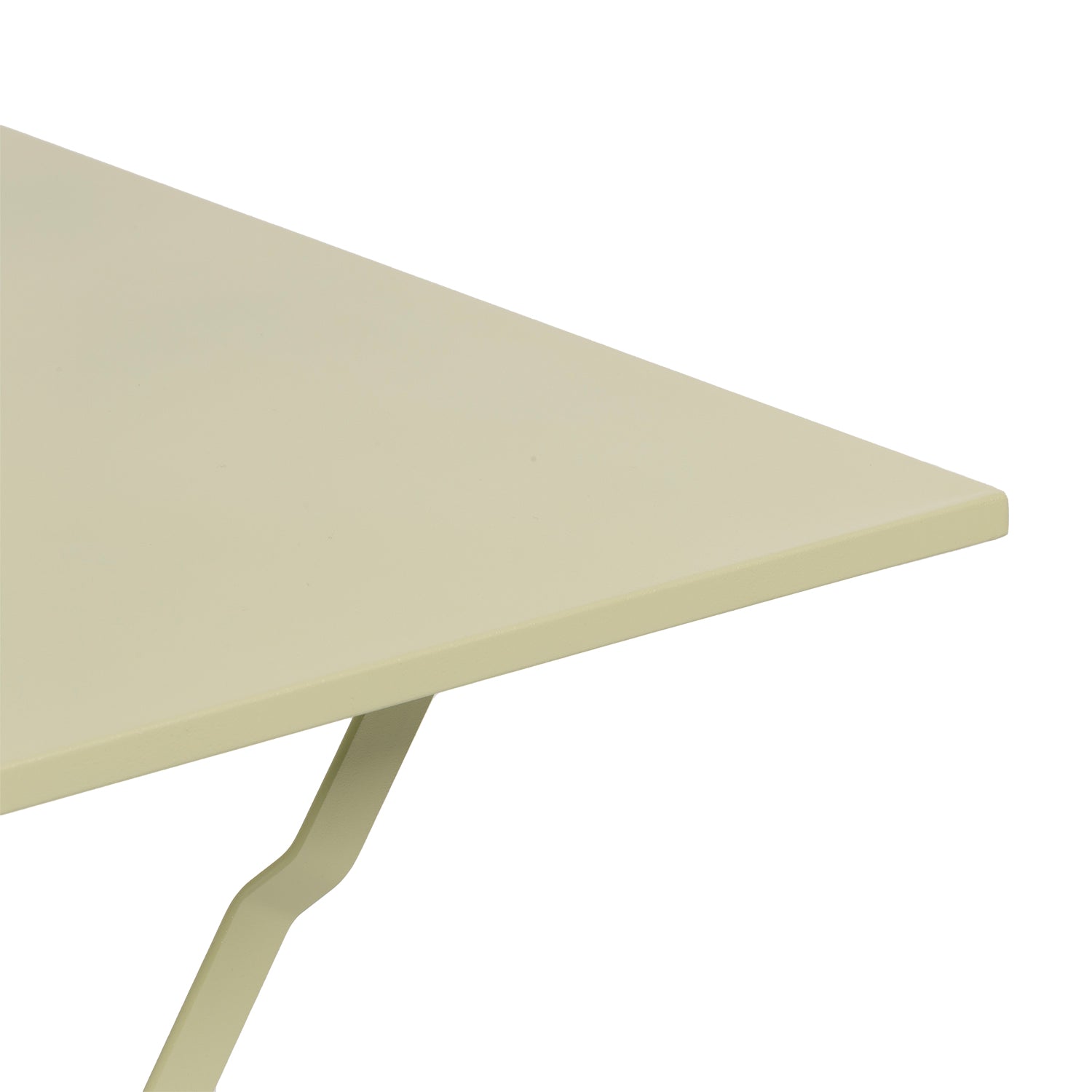 VESTIAMO CASA GIARDINO - Set giardino Bistrot tavolo 60x60 cm e 2 sedie pieghevoli in acciaio Verde